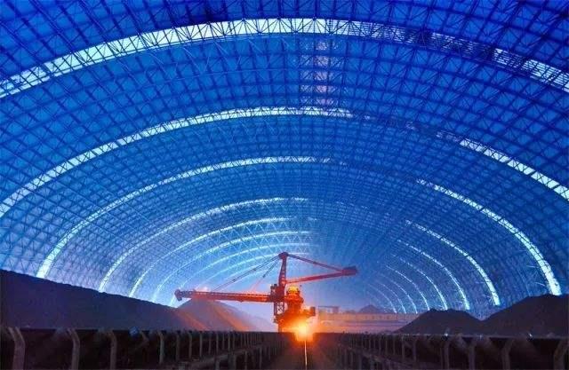 赤峰亿优钢构工程师为您解析原料场封闭技术的特点和类型